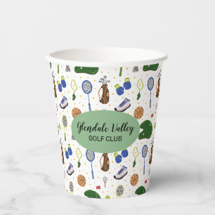 Customised Golf Theme Party Paper Cup