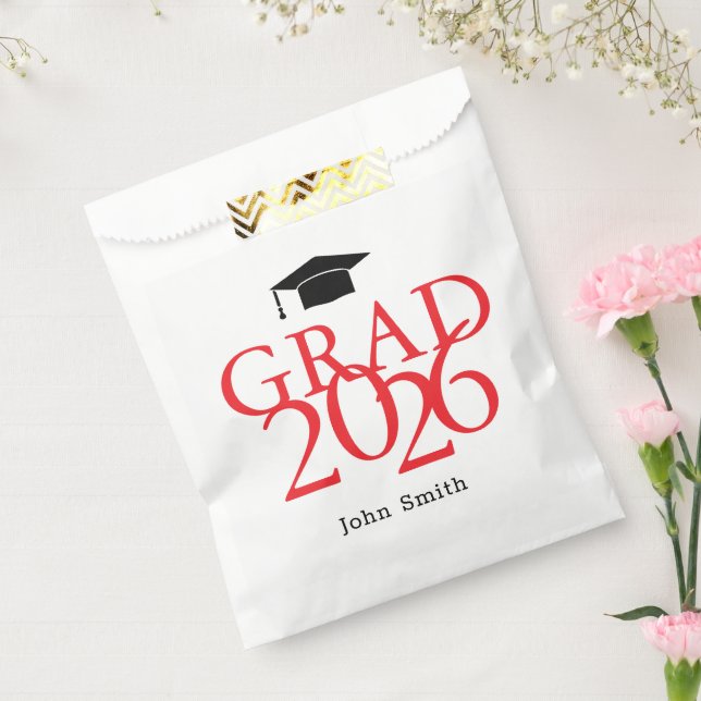 Customised GRAD 2025 Graduation Favour Bag (Sealed)