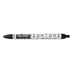 Customised Graffiti Hip Hop Tags Black Gold doodle Ink Pen