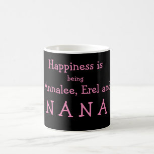 Customised Happiness is Being ....Nana Coffee Mug