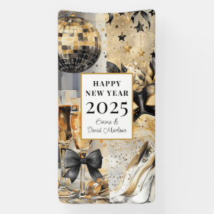 Customised Happy New Year 2025 Banner