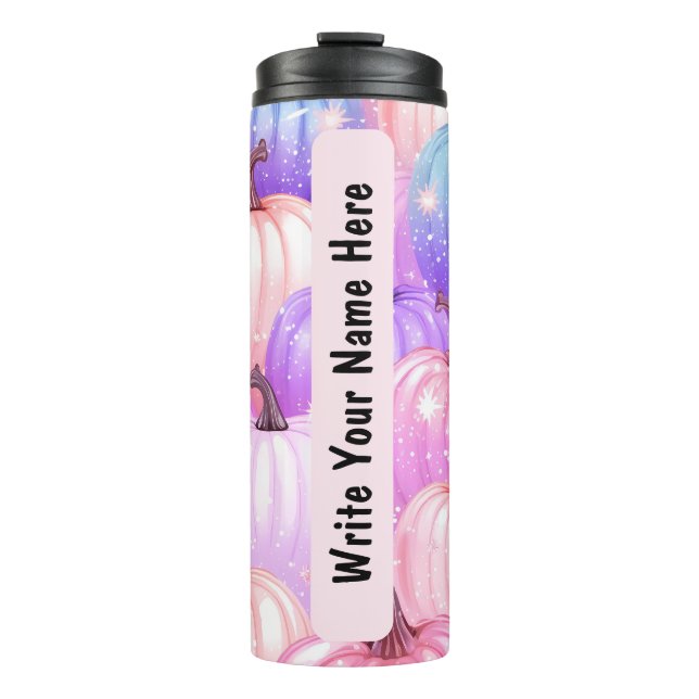 Customised Happy Pumpkin Halloween Thermal Tumbler (Front)