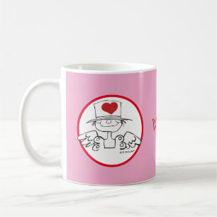 Customised Heart Fairy Coffee Mug
