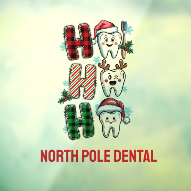 Customised Ho Ho Ho Dental Office (Sheet 3)