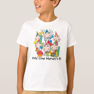 Customised Holy Cow Birthday T-shirt