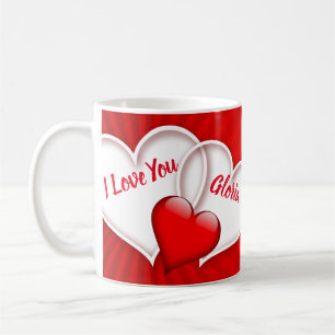 Customised I Love You Mug