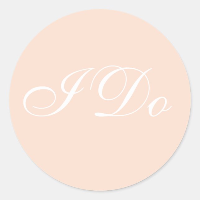 Customised Invite Linen Classic Round Sticker (Front)