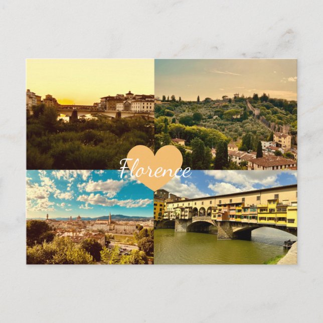 Customised Italy Florence Photography Postcard (Front)