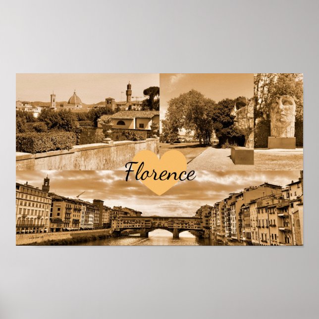 Customised Italy Florence Photography Poster (Front)