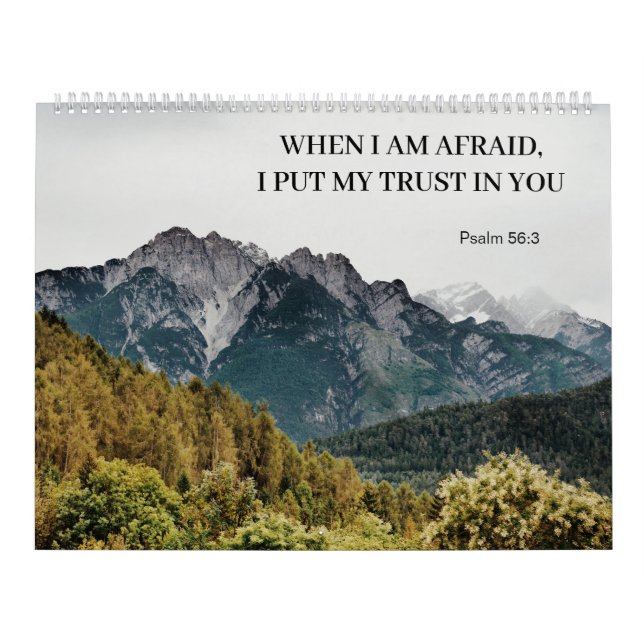 Customised JW scriptures gifts for JW pioneer Calendar (Cover)