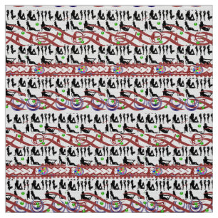 customised ladies dancing fabric