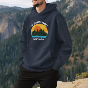 Customised Lake Sunset Vacation Hoodie
