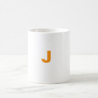 Customised letter J mug