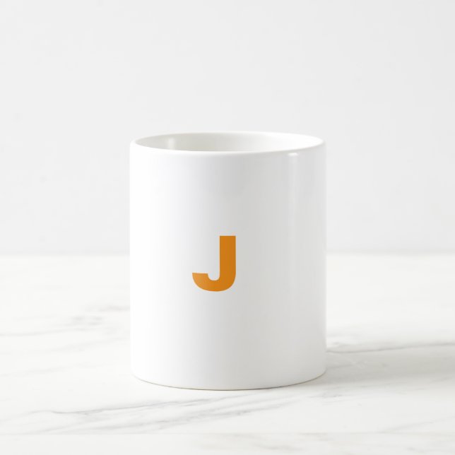 Customised letter J mug (Center)
