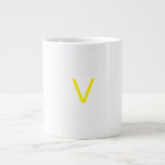 Customised letter V mug<br><div class="desc">A customized cup with the letter "V" can feature a simple,  clean design with the letter prominently displayed. The letter can be styled in a basic font or a minimalist style for a sleek look.</div>