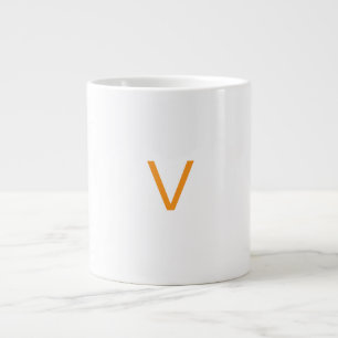 Customised letter V mug