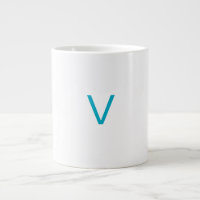 Customised letter V mug