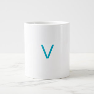 Customised letter V mug