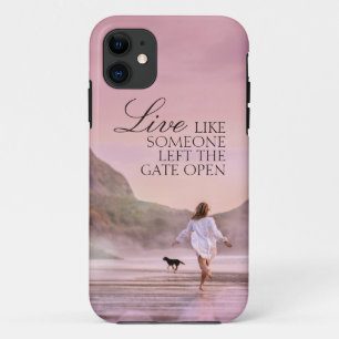 Customised Life Quote Beach Photography Case-Mate iPhone Case