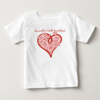 Customised Little Sweetheart Sleeveless Baby Dress T-Shirt