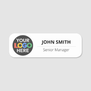 Customised Logo Employee - Magnetic or Safety Pin Name Tag