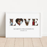 Customised Love Heart 4 Photo Print Poster<br><div class="desc">Modern and elegant design printed Customised Love Heart 4 Photo Poster Print that can be customised with your text. Please click the "Customise it" button and use our design tool to modify this template. Check out the Graphic Art Design store for other products that match this design!</div>