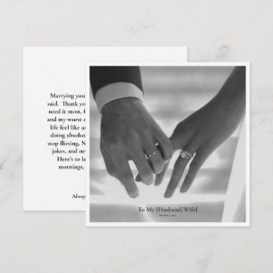 Customised Love Letter To My Person Keepsake Photo Thank You Card