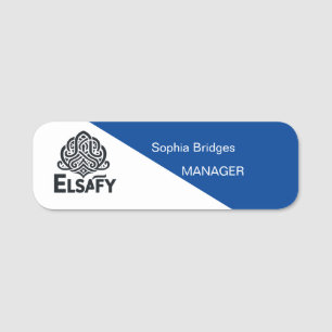 Customised Magnetic & Safety Pin Employee ID Name Name Tag