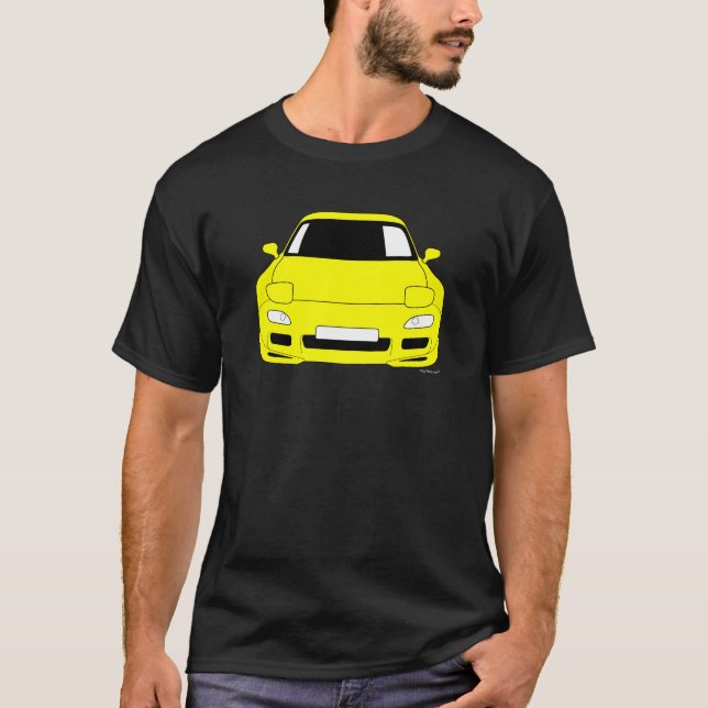 Customised  Mazda FD RX7 Car T shirt (Front)