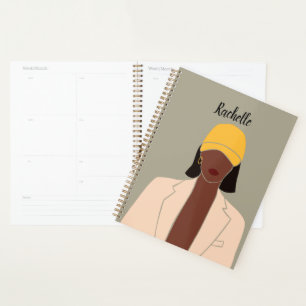 Customised Melanin African American Queen Planner