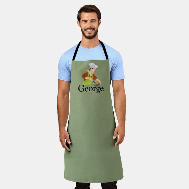Customised Men's Apron (Worn)