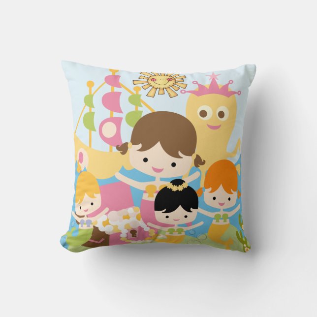 Customised Mermaids Pillow (Front)