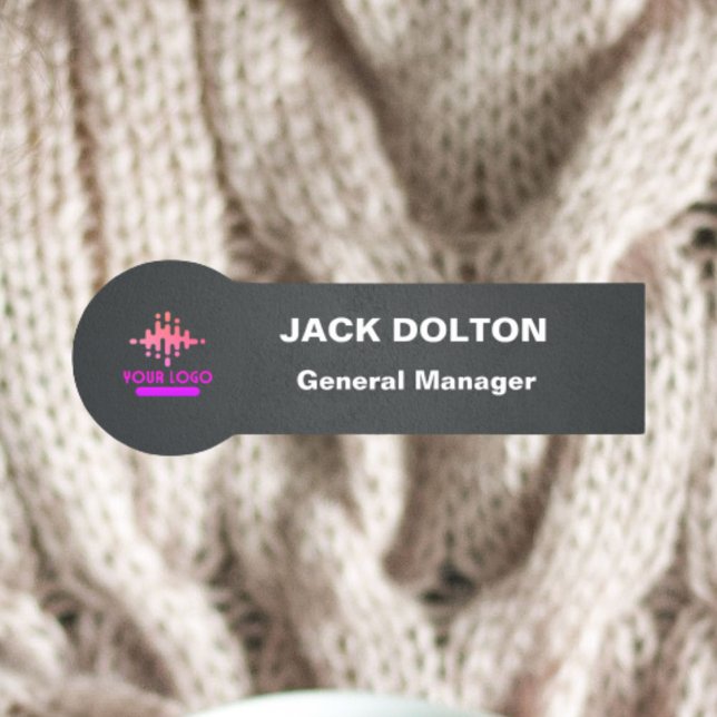 Customised Metallic Name Badge for Staff (Creator Uploaded)