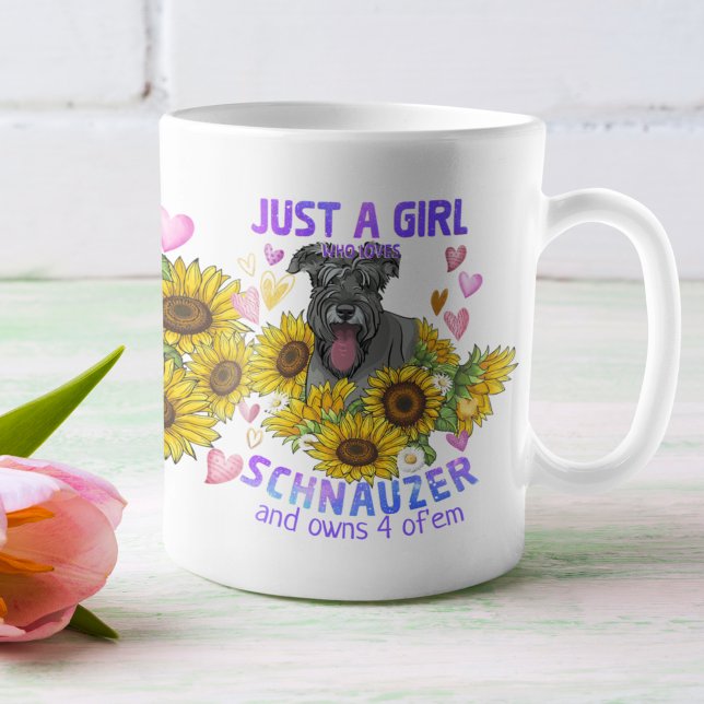 Customised Miniature Schnauzer Pet Dog Breed Mug (Creator Uploaded)