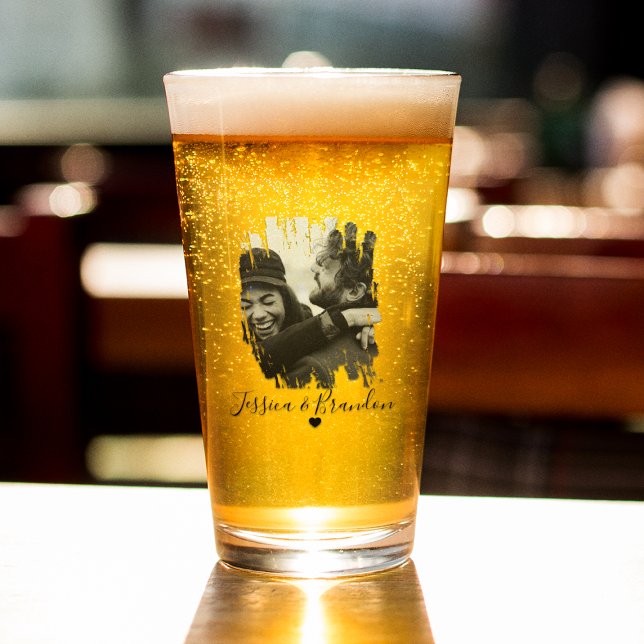 Customised Modern Photo Beer Glass (Creator Uploaded)