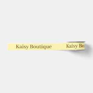 Customised Modern Stylish Elegant Minimal Business Grosgrain Ribbon