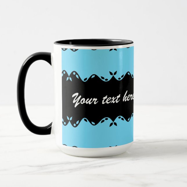 Customised Monogram Design Mug (Left)