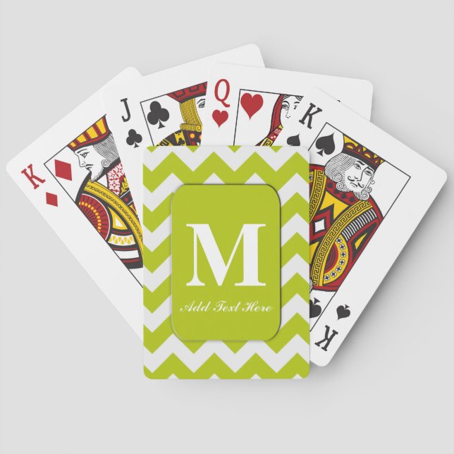 Customised Monogrammed Playing Cards (Back)