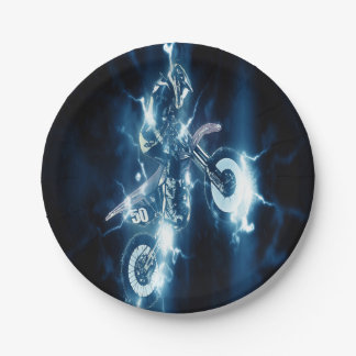 Customised Motocross Paper Plate
