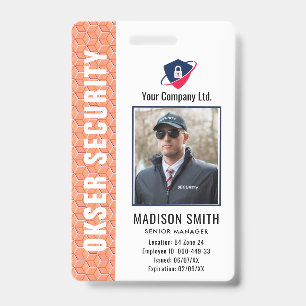Customised Name and Photo    ID Card Badge