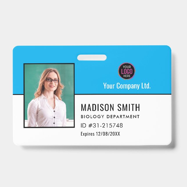 Customised Name and Photo |  ID Card Badge (Front)