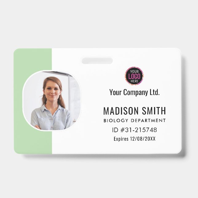 Customised Name and Photo |  ID Card Badge (Front)