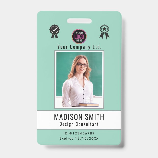 Customised Name and Photo |  ID Card Badge (Front)