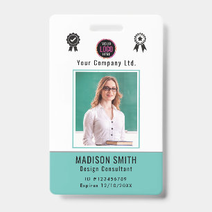 Customised Name and Photo    ID Card Badge