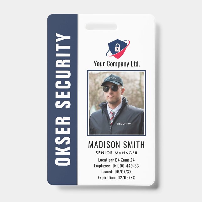 Customised Name and Photo |  ID Card Badge (Front)
