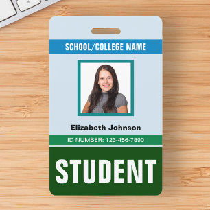 Customised Name and Photo   Student ID Card ID Badge