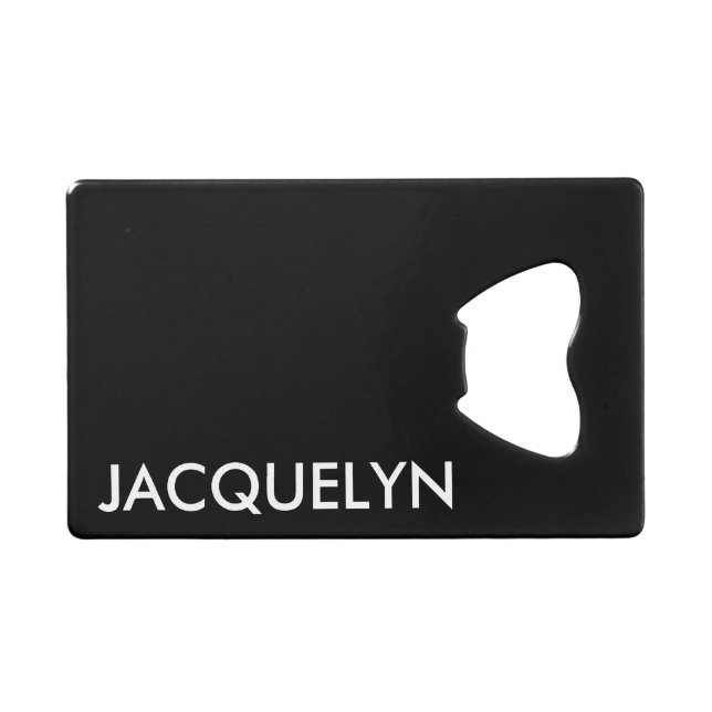 Customised Name And Text Simple Stylish Monogram (Front (Horizontal))
