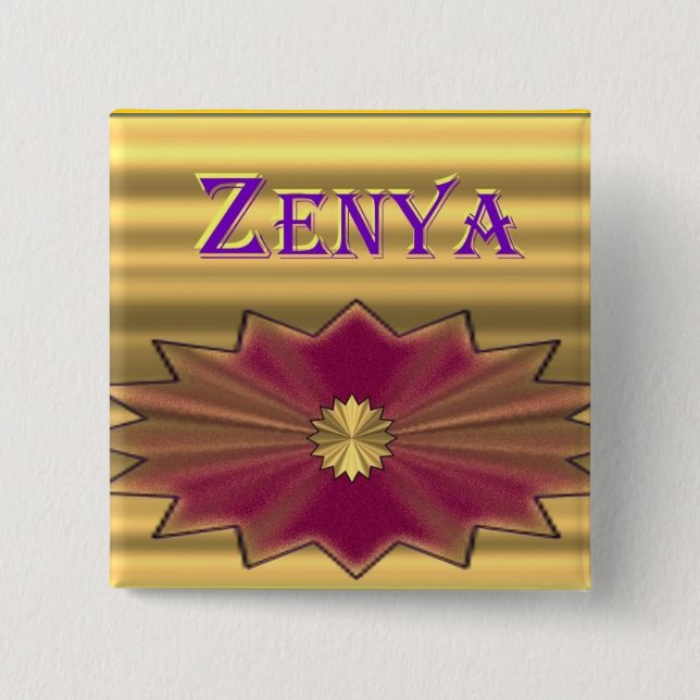 Customised name button (Front)