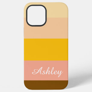 Customised Name Colourful Stylish Modern Elegant iPhone 12 Pro Max Case