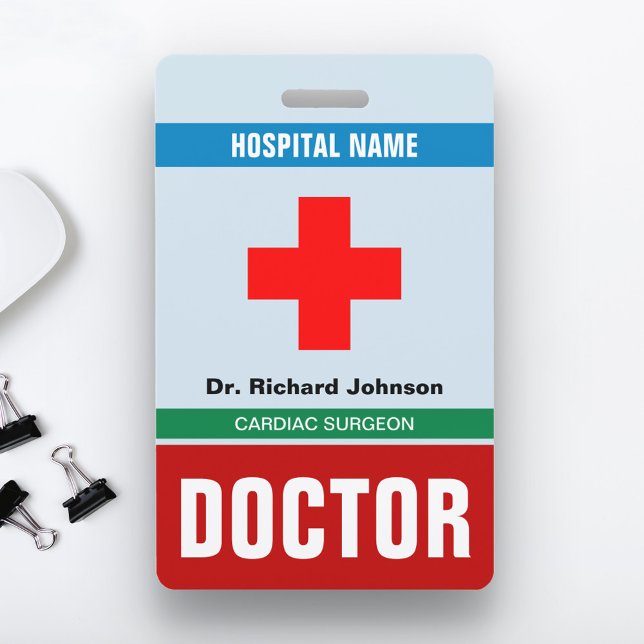 Customised Name Doctor ID Card ID Badge (Creator Uploaded)